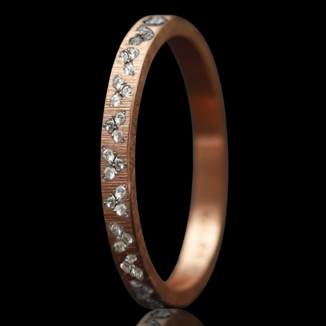 Anneau (medium) "Unisson" de la collection "Cœur Éternel" pour bague mood de luxe