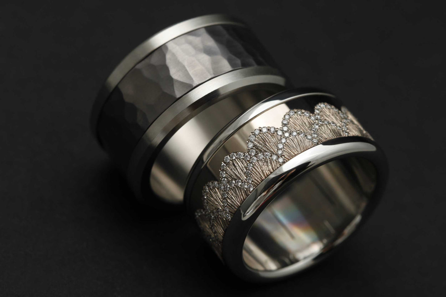 Eheringe - Gould Diamant und Tantal