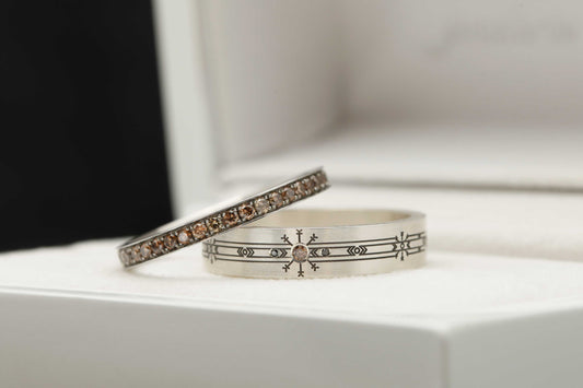 Coffret d'hiver - Mandala diamants bruns