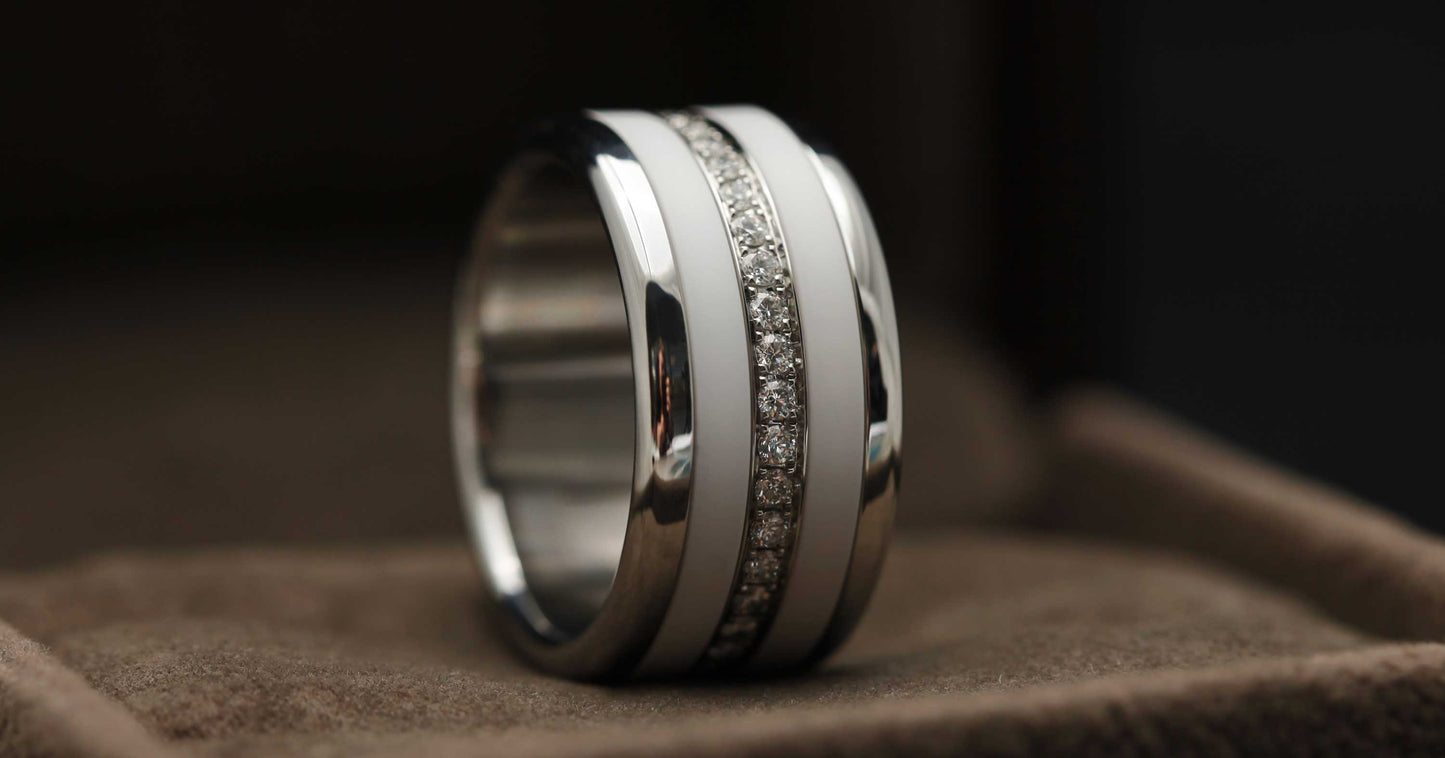 Coffret Joaillerie - Carbone, céramique et diamants