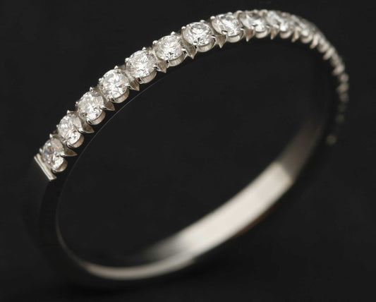 Addon medium acier serti partiellement de diamants 1.9 mm