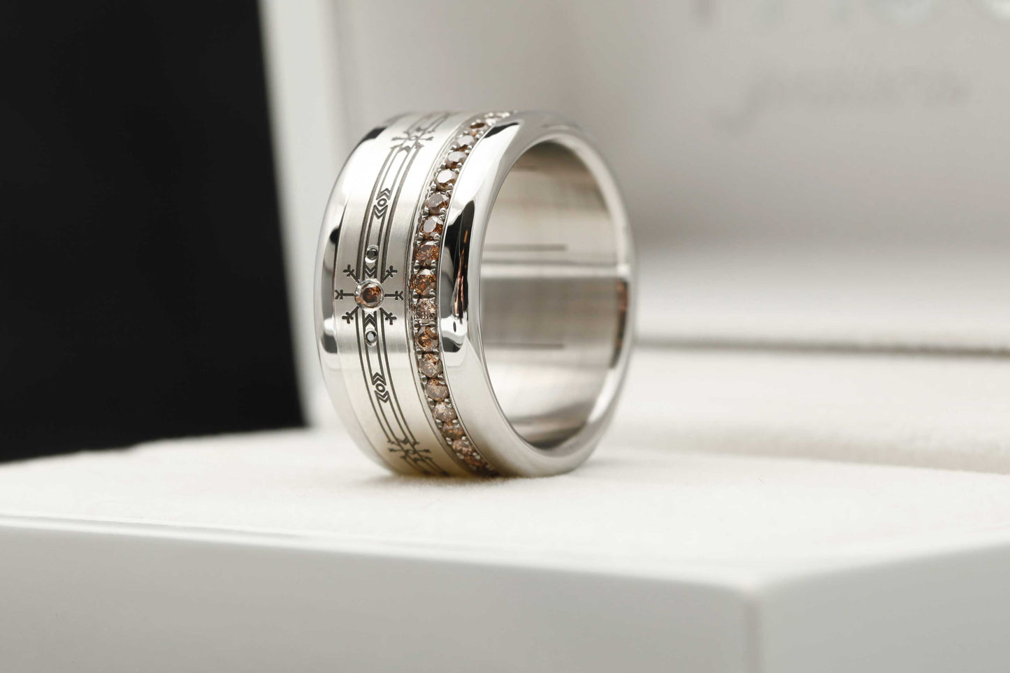 Coffret d'hiver - Mandala diamants bruns