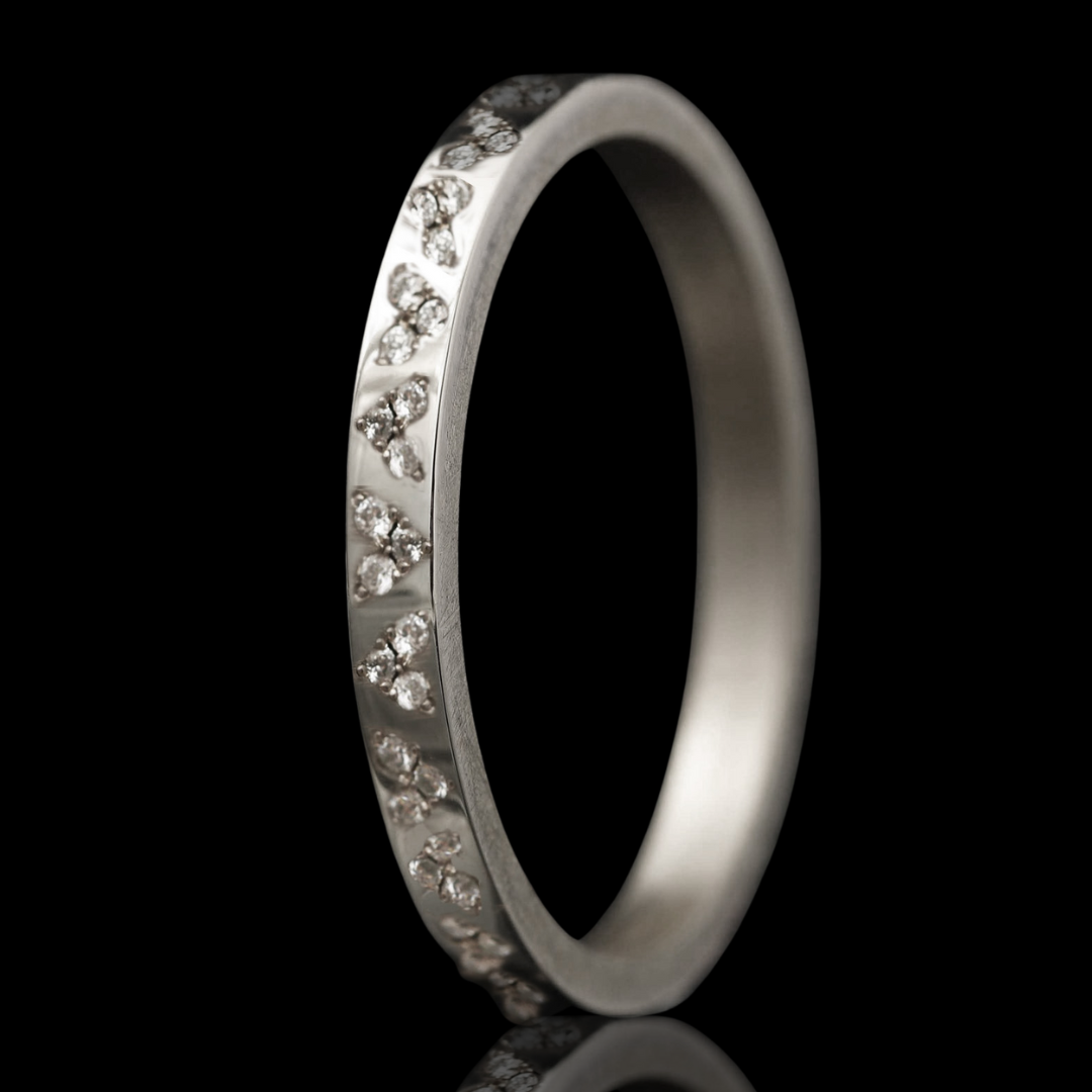 Anneau (medium) "Pulsation" de la collection "Cœur Éternel" pour bague mood de luxe