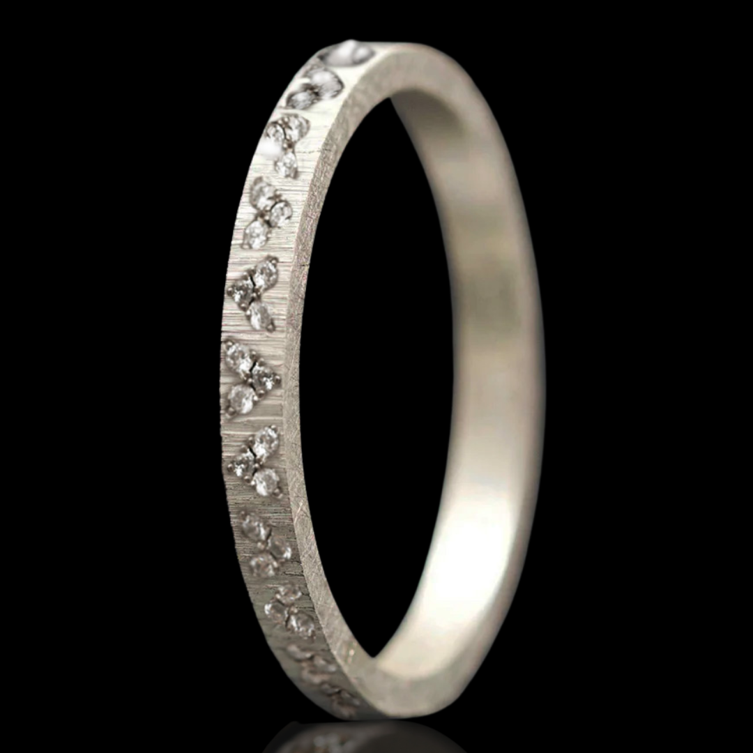 Anneau (medium) "Unisson" de la collection "Cœur Éternel" pour bague mood de luxe