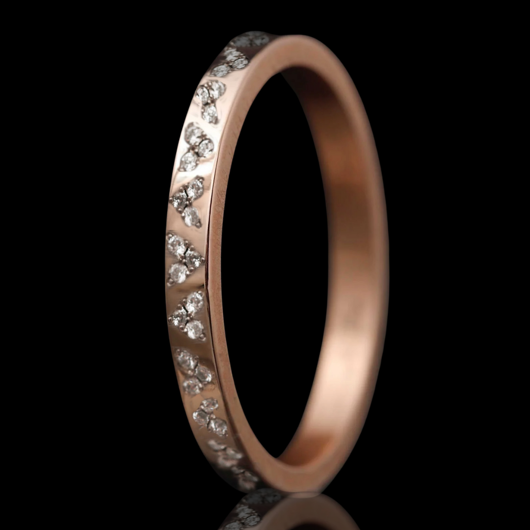 Anneau (medium) "Pulsation" de la collection "Cœur Éternel" pour bague mood de luxe