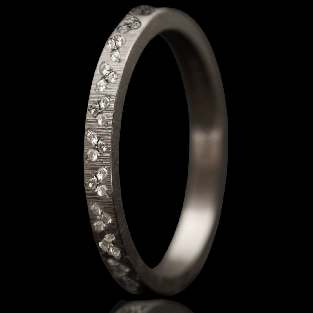 Anneau (medium) "Unisson" de la collection "Cœur Éternel" pour bague mood de luxe