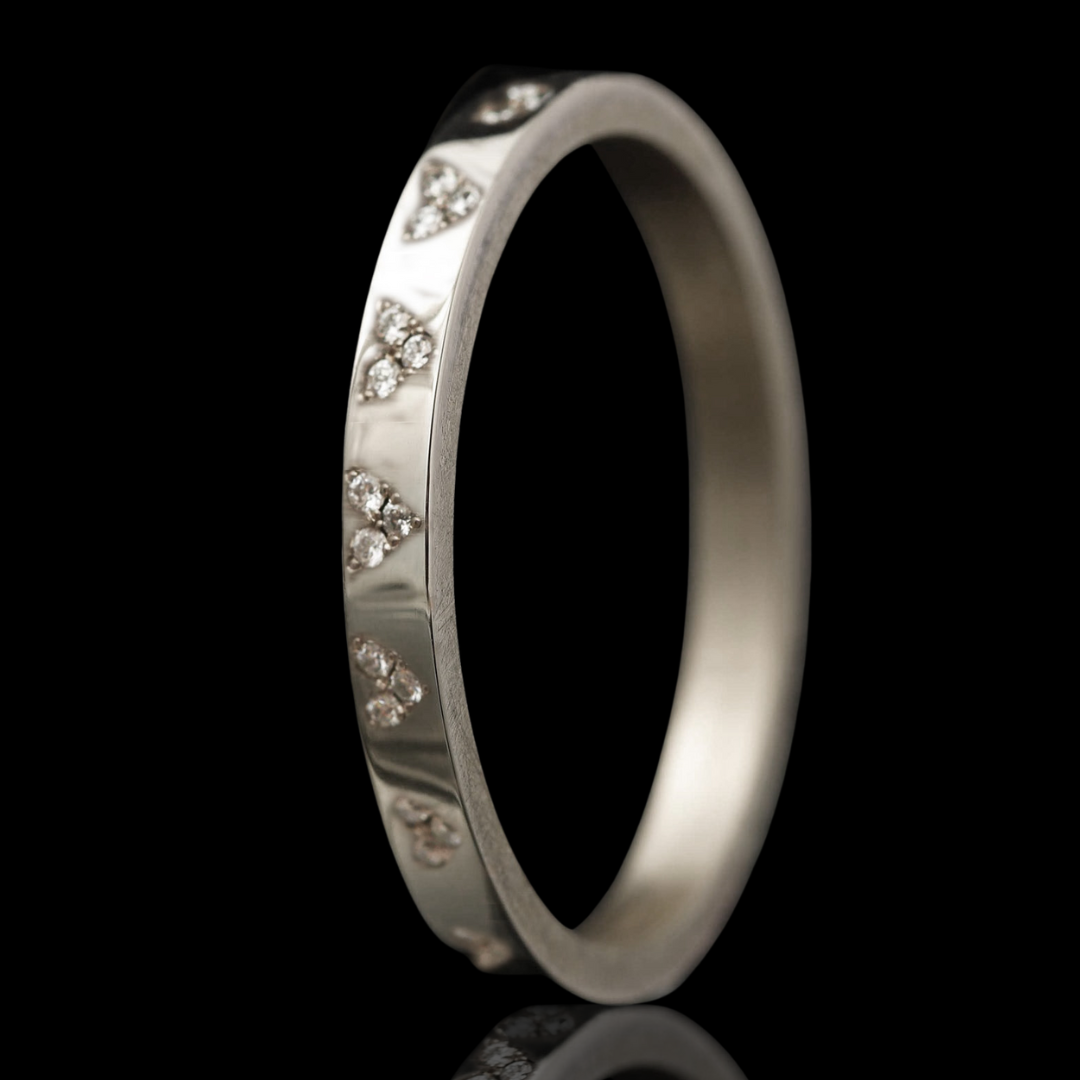 Anneau (medium) "Valentina" de la collection "Cœur Éternel" pour bague mood de luxe