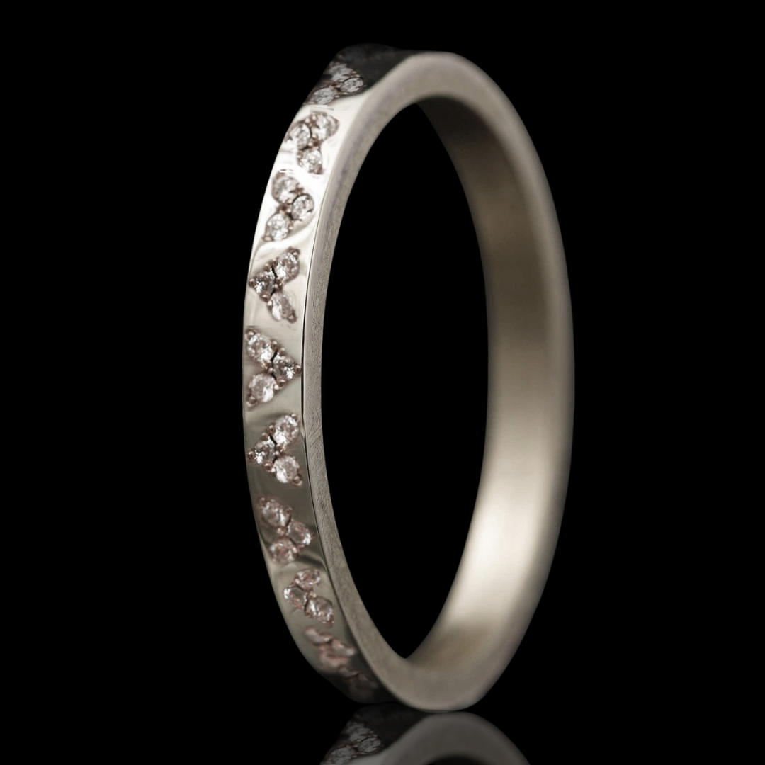Anneau (medium) "Pulsation" de la collection "Cœur Éternel" pour bague mood de luxe