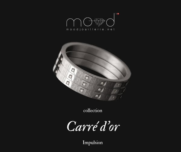 Innenring aus 18K Graugold (Medium Addon) "Impuls" aus des "Goldenes Quadrat" Kollektion für Luxus-Ring