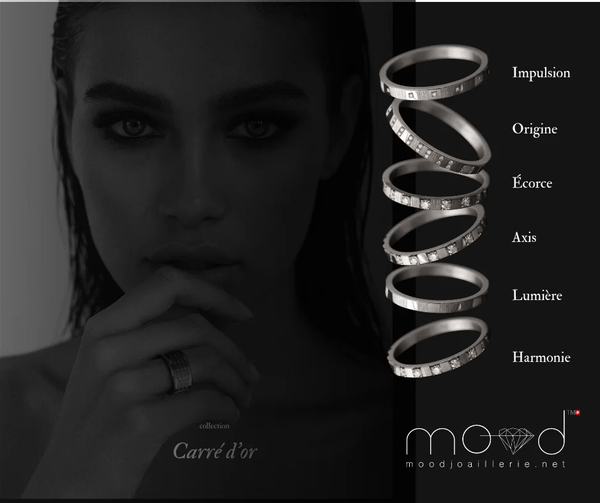 Innenring aus 18K Graugold (Medium Addon) "Impuls" aus des "Goldenes Quadrat" Kollektion für Luxus-Ring