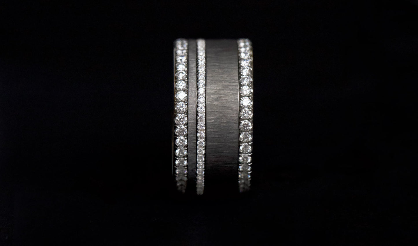 Small Fassung mit Diamanten vollständig besetzt (1,9 Diamanten)