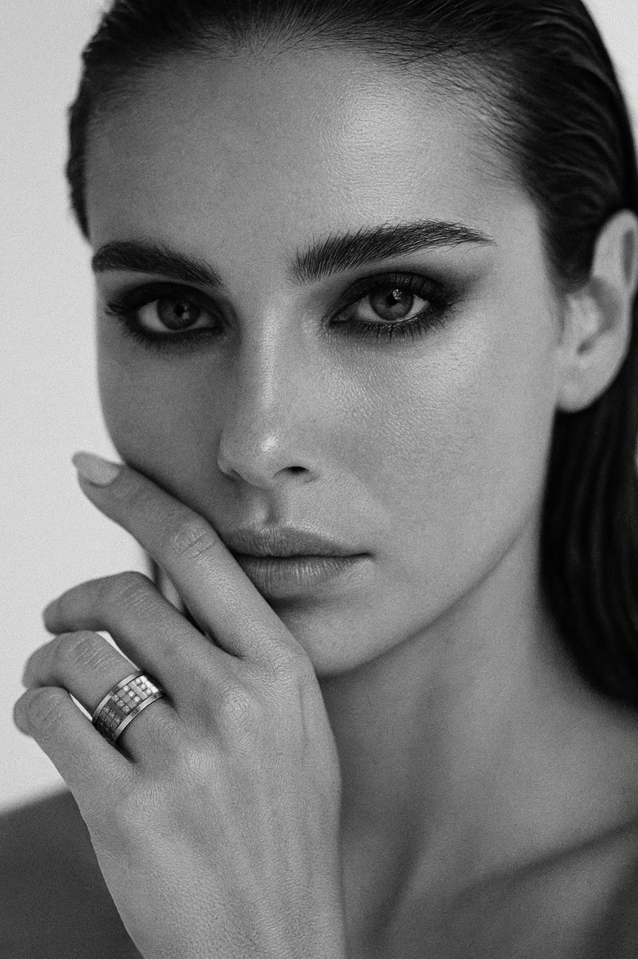 Innenring aus 18K Graugold (Medium Addon) "Harmonie" aus des "Goldenes Quadrat" Kollektion für Luxus-Ring