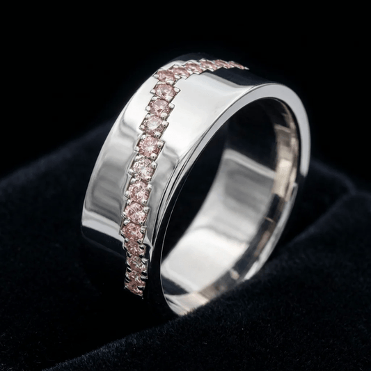 Inner ring aus 18K Graugold (Addon) "Quarosa" aus der "Goldenes Quadrat" Kollektion für Luxus-Ring